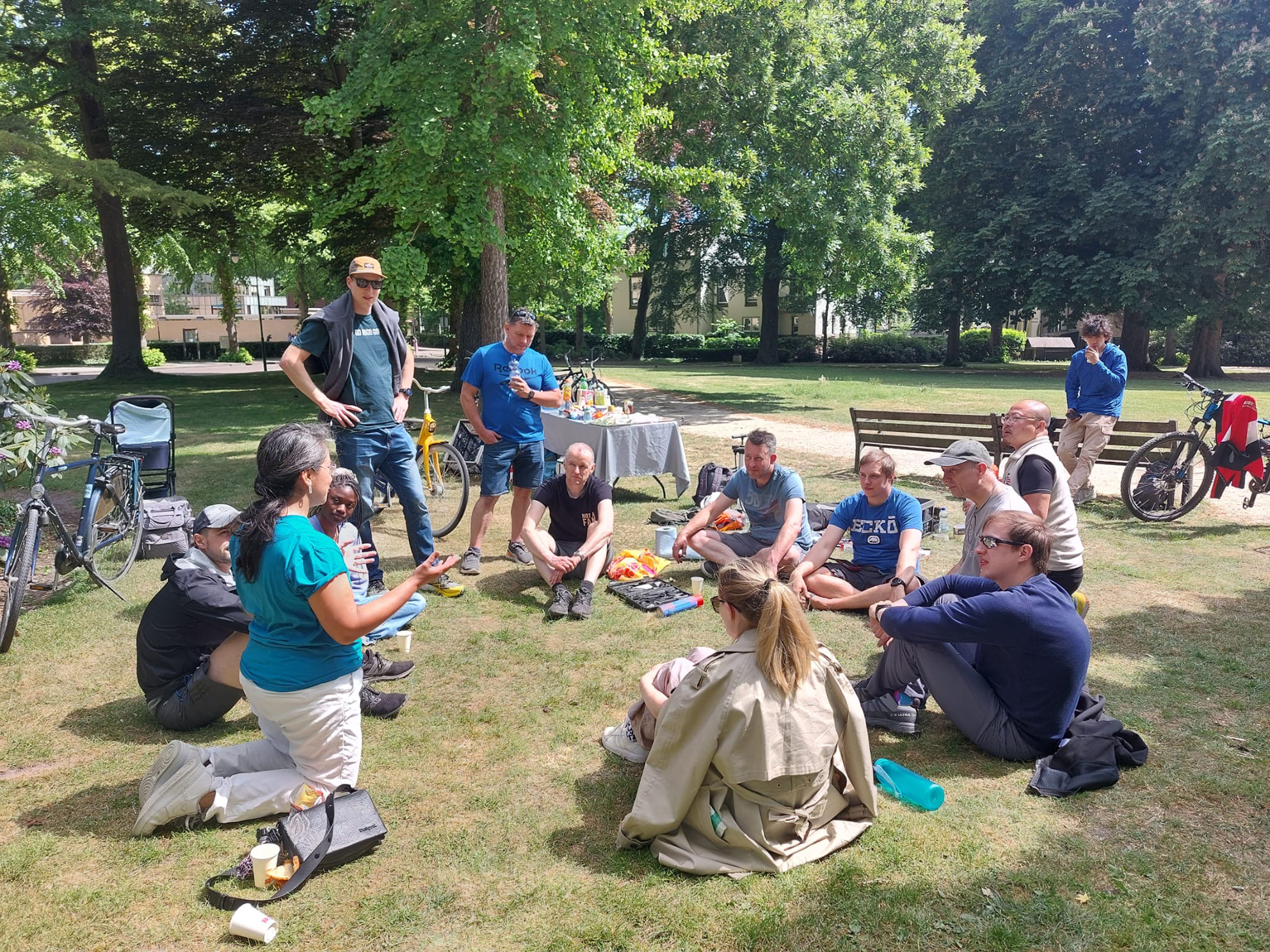 Bikeworkshop voor vluchtelingen Gooiland en buurtgenoten